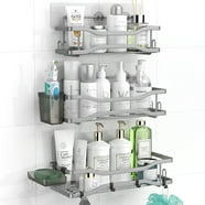 Casamudo Wallmount Storage Shelf, Multipurpose Shower Organizer ...