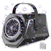 TINANA Bubble Machine Automatic Bubble Blower for Kids, 20000+ Big Bubbles Per Minute, Batteries Bubble Maker for Indoor Outdoor Birthday, Wedding, Parties, Gifts-Black