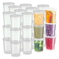 thumbnail image 1 of TINANA Food Storage Containers 24Pack, 32oz Plastic Deli Containers with Lids, Slime, Soup, Meal Prep Containers, BPA Free, Leakproof, Microwave Freezer Dishwasher Safe, 1 of 6