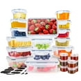 thumbnail image 1 of TINANA Food Storage Containers with Airtight Lids: 52 PCS Kitchen Storage Containers for Pantry Organizers and Storage, BPA-Free Meal Prep Container with Labels & Marker, 1 of 6