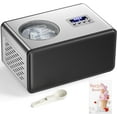 TINANA Ice Cream Maker with Compressor, Automatic Ice Cream Maker