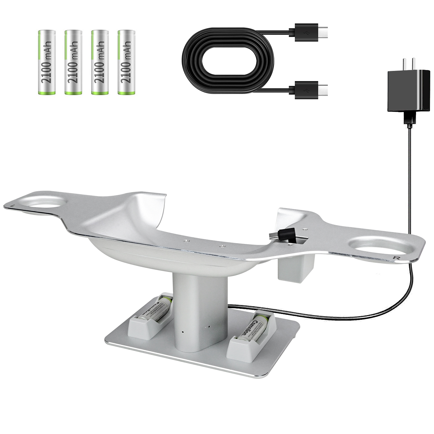 TINANA VR Headset Fast Charging Station Dock Stand for Oculus Quest 2
