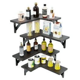 Del hutson industrial 3 tier floating shelf with towel bar 2025
