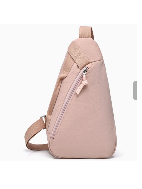 Water-resistant Casual Sling Backpack Trendy Triangle Chest Bag for Outdoor Sports, Hiking & Commuting