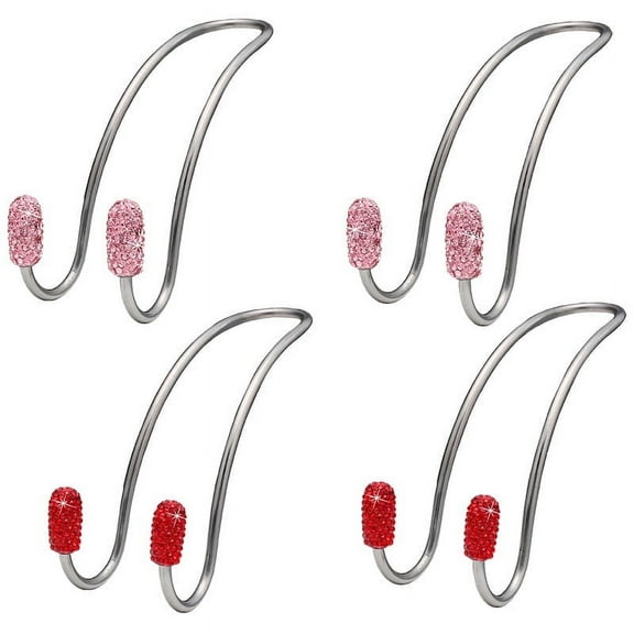TINGDUANJIAN 4 Pack Seat Headrest Hooks Universal for SUV Truck Vehicle