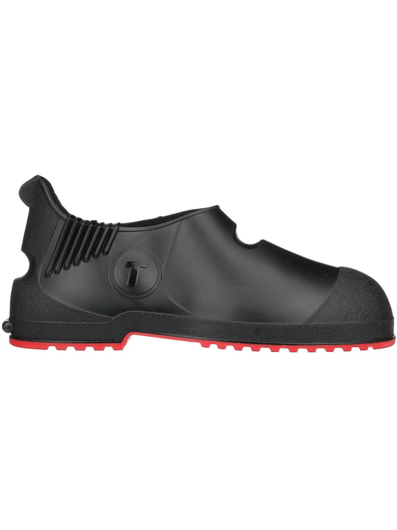 - 45811.MD Tingley Workbrutes G2 - PVC Overshoe - 5.5" Ht. - Black Upper - Red Sole - Cleated Outsole CA1