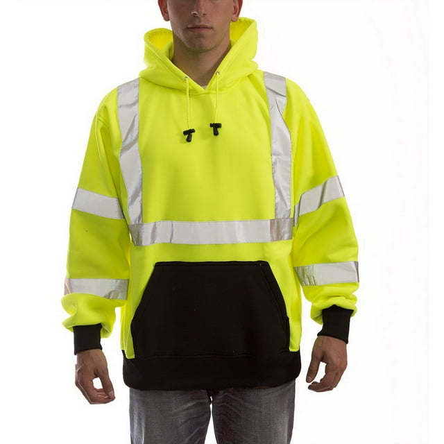TINGLEY S78322 Standard Job Sight High Visibility Class 3 Pullover Hoodie