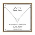 thumbnail image 1 of TINGN 2024 Graduation Gifts for Her Him 925 Sterling Silver Arrow Triangle Compass Heart Necklace Jewelry Gifts for Women Women, 1 of 8