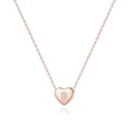 thumbnail image 1 of TINGN 925 Sterling Silver Initial Necklace for Women Dainty Hypoallergenic Sterling Silver Cubic Zirconia Initial Heart Necklace for Women Jewelry Gifts, 1 of 6