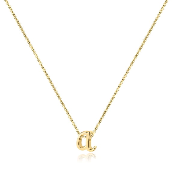 TINGN 925 Sterling Silver Initial Necklace for Women Dainty Cursive Initial Necklace for Women Mothers Day Jewelry Gifts