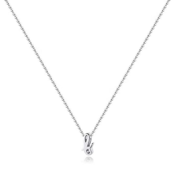 TINGN 925 Sterling Silver Initial Necklace for Women Dainty Cursive Initial Necklace for Women Mothers Day Jewelry Gifts