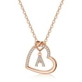 thumbnail image 1 of TINGN 14K Gold Plated CZ Initial Pendant Necklaces for Women Dainty Heart Letter A-Z Jewelry Birthday Gifts for Women, 1 of 5