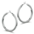 thumbnail image 1 of TINGN Chunky Gold Hoop Earrings for Women S925 Sterling Silver Post 14K Gold Plated Thick Tube Lightweight Hollow Hoops Earrings for Women, 1 of 6