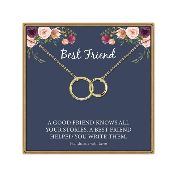 TINGN Circles Necklace Best Friend Gifts Circles Necklace Best Friend Gifts for Women Best Friend Necklaces