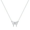 thumbnail image 1 of TINGN Dainty Initial Butterfly Necklace Butterfly Necklaces Initial Letter Necklace Minimalist Butterfly Charm Necklace Jewelry Gifts for Women, 1 of 9