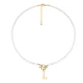thumbnail image 1 of TINGN Dainty Initial Pearl Necklace for Women, Fresh Water Pearl Necklace Gold Jewelry for Women, 1 of 5