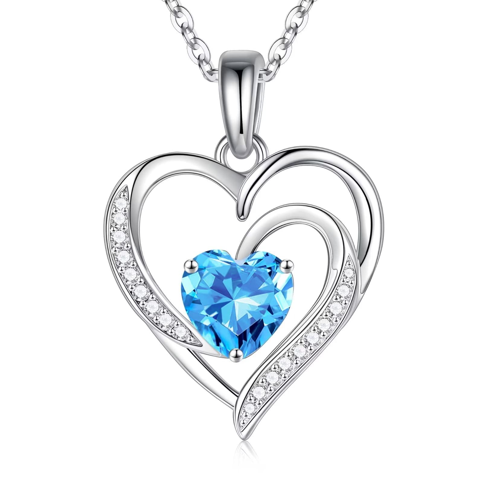 13 In Little Girl's 14K Yellow Gold Simulated Birthstone Heart Pendant –  Loveivy.com
