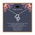thumbnail image 1 of TINGN Gifts Necklaces for Women White Gold Plated Infinite Heart Necklace with Cubic Zirconia Pendant Mothers Day Anniversary Birthday Gifts for Women, 1 of 6