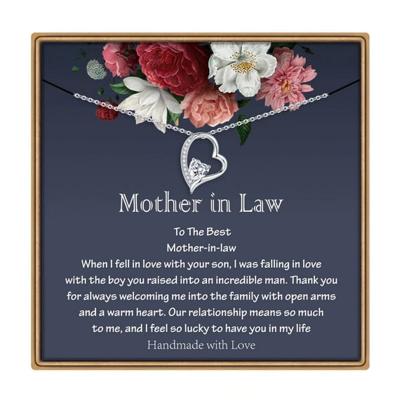 TINGN Gifts Necklaces for Women 925 Sterling Silver CZ Heart Necklace Mothers Day Valentines Anniversary Birthday Gifts for Women