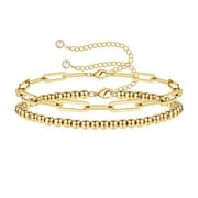 TINGN Gold Bracelets for Women 14K Gold Filled Gold Bracelets for Women Jewelry