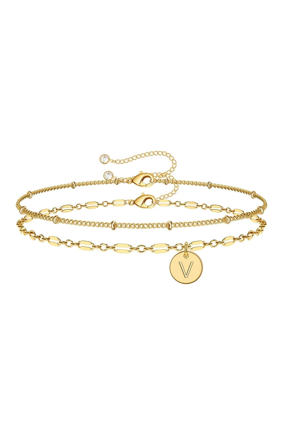 Gold Bracelets for Women Disc Charm Gold Bracelet Jewelry