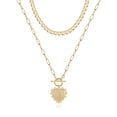 thumbnail image 1 of TINGN Gold Layered Initial Necklaces for Women 14K Gold Plated Initial Letter Necklace, 1 of 5