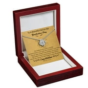 TINGN Graduation Gifts for Her 2024 Love Knot Necklace 925 Sterling Silver Forever Love Graduation Necklace Gifts for Girls