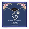 thumbnail image 1 of Tingn Graduation Gifts for Her 2025 High School Initial Necklace College Graduation Gifts for Women, 1 of 5