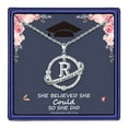 thumbnail image 1 of TINGN Graduation Gifts for Her She Believed She Could So She Did 2024 High School Graduation Gifts for Her Compass Necklaces, 1 of 5