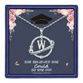 thumbnail image 1 of Tingn Graduation Gifts for Her She Believed She Could So She Did 2025 High School Compass Necklaces, 1 of 5