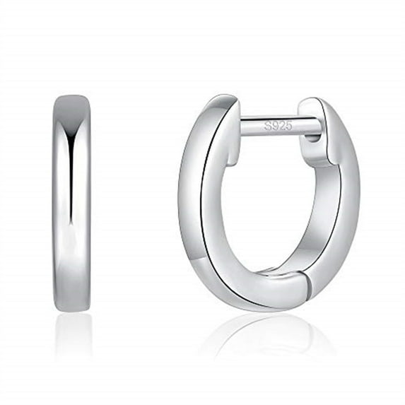 TINGN Hoop Earrings,Huggie Hoop Earrings Cuff Huggie Stud Earrings
