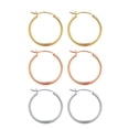 thumbnail image 1 of TINGN Hoop Earrings for Women 925 Sterling Silver Post Hoops Earrings Pack Set, 1 of 5