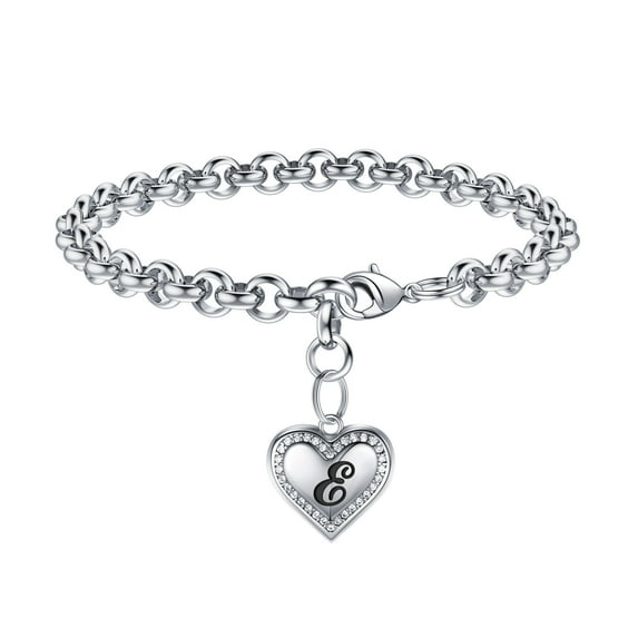 TINGN Initial Bracelets for Women Girls Gifts Heart Bracelets