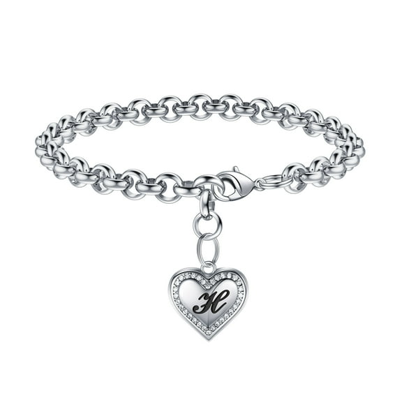 Tingn Initial Bracelets for Women Gifts Heart Bracelets Graduation Gifts for Women