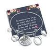 thumbnail image 1 of TINGN Initial Charm Bracelets for Women Stainless Steel Expandable Bangle Bracelets, 1 of 5