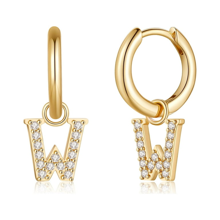 Dangle hotsell initial earrings