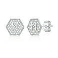 thumbnail image 1 of TINGN Initial Earrings for Women S925 Sterling Silver Post Gold Plated Letter Earrings, 1 of 5