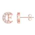 thumbnail image 1 of TINGN Initial Earrings for Women S925 Sterling Silver Post Earrings for Women, 1 of 5