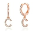 thumbnail image 1 of TINGN Initial Earrings for Girls Women 925 Sterling Silver Post Hypoallergenic Small Huggie Hoop Earrings Jewelry Gifts for Girls Women, 1 of 6