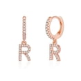 thumbnail image 1 of TINGN Initial Earrings for Girls Women 925 Sterling Silver Post Hypoallergenic Small Huggie Hoop Earrings Jewelry Gifts for Girls Women, 1 of 6
