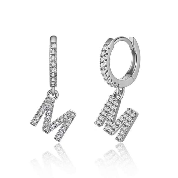 TINGN Initial Earrings for Women 925 Sterling Silver Post Hypoallergenic Small Huggie Hoop Earrings Jewelry Gifts for Women