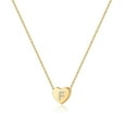 thumbnail image 1 of TINGN Initial Heart Necklace for Women Dainty Cubic Zirconia Initial Heart Pendant Necklace for Women Jewelry Gifts, 1 of 6
