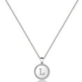 thumbnail image 1 of Tingn Initial Disc Pendant Necklace for Women CZ Initial Letter Pendant Necklace, 1 of 5