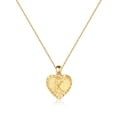 thumbnail image 1 of TINGN Initial Necklaces for Women Dainty Heart Pendants Hand Stamped Alphabet Monogram Necklaces, 1 of 5