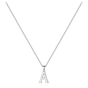 TINGN S925 Sterling Silver Initial Necklaces for Women Girls Dainty Hypoallergenic Initial Necklace Letter Pendant Necklace for Women Teen Girls Jewelry Gifts