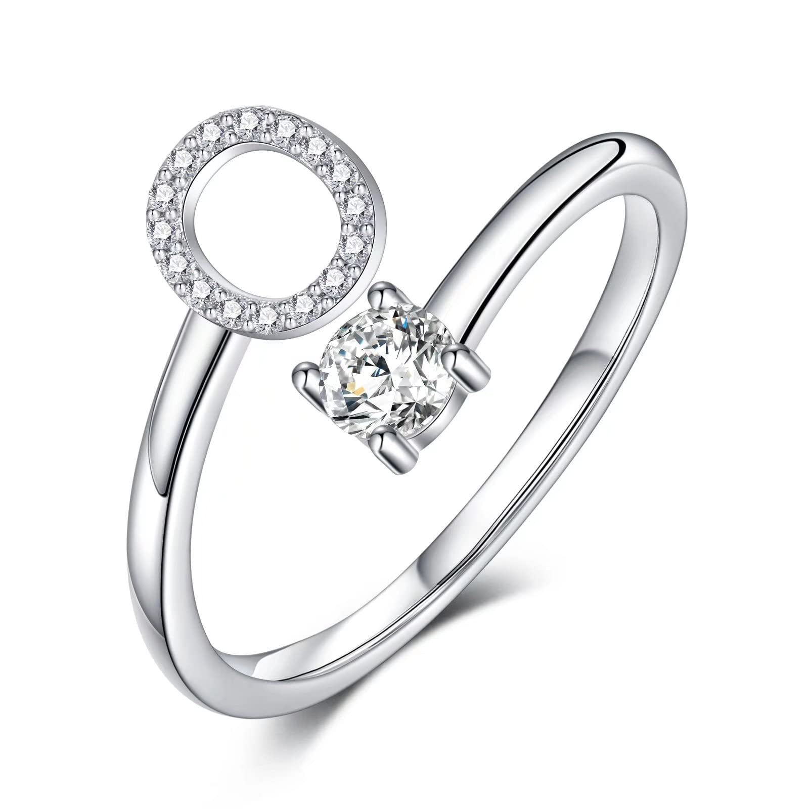S925 Silver 0.26 Ct Moissanite Ring Exquisite Small Women & Girls Birthday  Gift Platinum Ring Original European Jewelry Making - Rings - AliExpress
