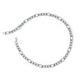 thumbnail image 1 of TINGN Silver Chain for Men, 9mm 30 Inch Stainless Steel Silver Figaro Chain Necklace for Men, 1 of 4