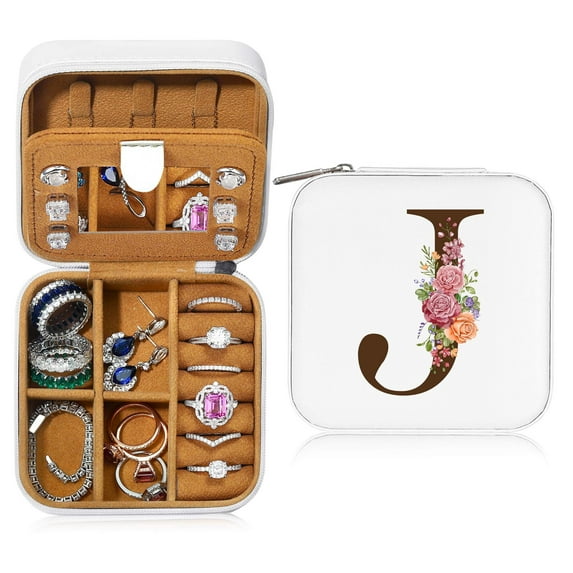 TINGN Small Jewelry Box Jewelry Case Organizer Jewelry Holder Travel Essentials Personalized Birthday Gift Women Teenage Teen Girl