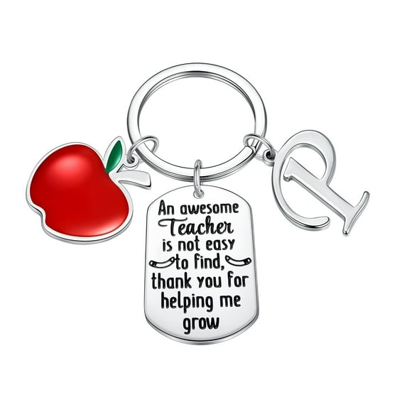 TINGN Teacher Gifts for Women Teacher Keychain Personalized Teacher Appreciation Gifts from Student for Women Thank You Gifts
