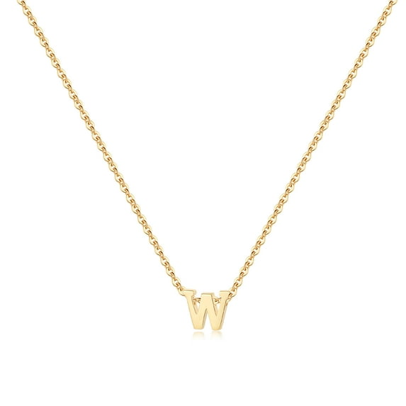 TINGN Tiny Initial Necklace for Girls 14K Gold Plated Initial Necklaces Small Initial Necklace for Women Little Girls Jewelry Gifts for Girls Teens Women